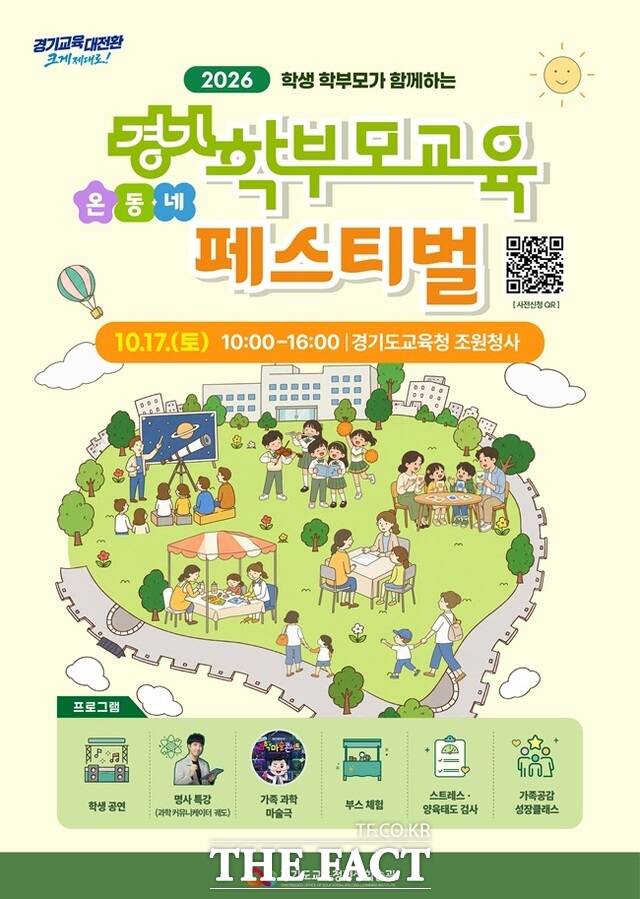 ‘2026 경기학부모교육 온동네 페스티벌’ 안내 포스터. /경기도교육청