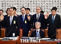  국감 출석한 조희대 대법원장 '증인 선서는 거부' [TF사진관]