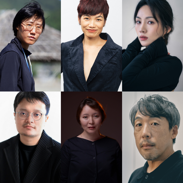 정주리, 쩐 티 빅 응옥, 최희서, 이시카와 케이, 사말 예슬라모바, 비간(왼쪽 위부터 시계방향)이 장이머우 감독과 함께 경쟁 부문을 심사한다. /부산국제영화제 사무국