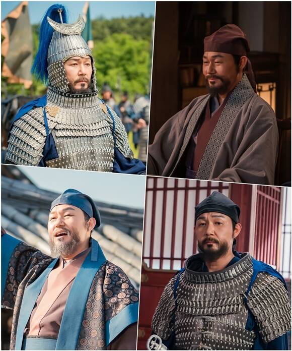 KBS2 새 대하드라마 '문무'에 출연하는 배우 박성웅의 캐릭터 스틸이 공개됐다. /KBS2