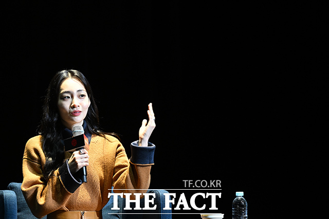 배우 김민하가 8일 오후 부산 해운대구 신세계백화점 센텀시티점 문화홀에서 열린 액터스 하우스 행사에 참석해 포즈를 취하고 있다. /부산=김성렬 기자