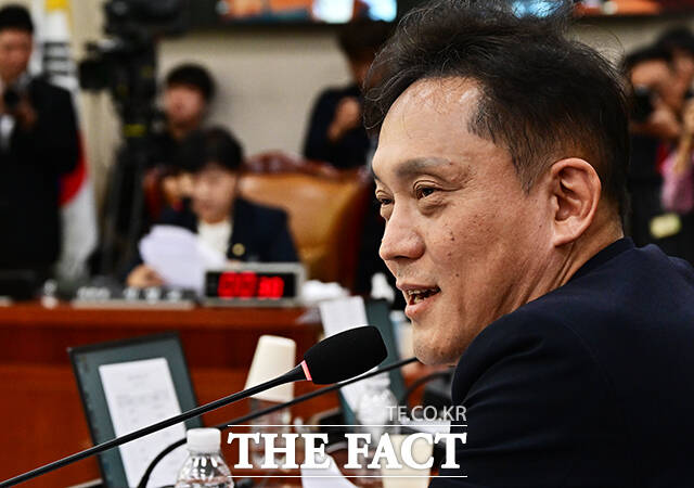 의사진행 발언하는 김태규 국민의힘 의원.