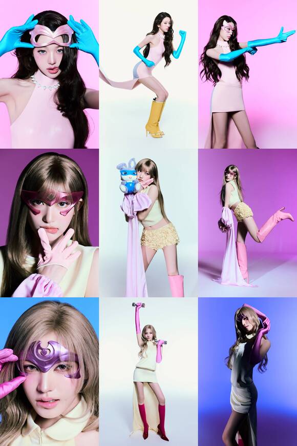 그룹 아이브의 장원영 이서 리즈(위부터)가 다섯 번째 미니앨범 'Looks Can Kill' 콘셉트 포토를 공개했다./스타쉽엔터테인먼트