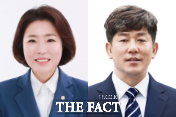 (왼쪽부터)최지연 대전시의원, 최대성 대전시의원. /대전시의회