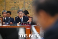  허민 국가유산청장, 국정감사 출석 [포토]