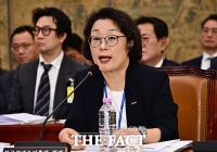  국정감사 출석한 김윤진 한국콘텐츠진흥원 원장 [포토]