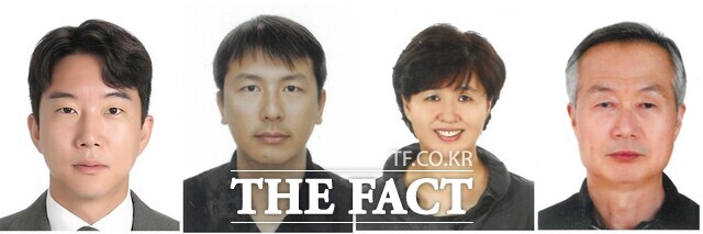 천안시 전통업소·명인 선정자들. 왼쪽부터 할머니학화호도과자 조경찬 대표, 동순원 송상홍 대표, 한식 분야 정미숙 명인, 제과제빵 분야 서용필 명인. /천안시