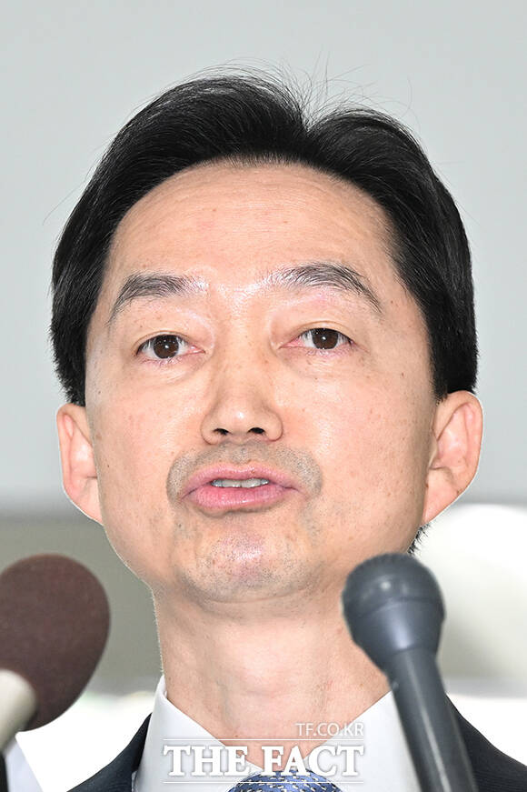김지용 중대범죄수사청장 후보자. /김성렬 기자