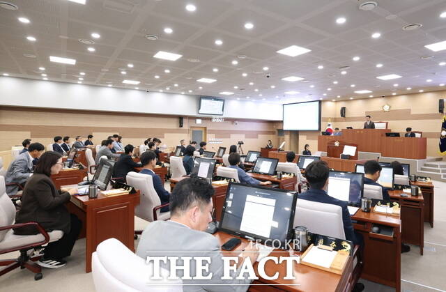 지난 제267회 아산시의회 제1차 정례회 본회의 모습. /아산시의회