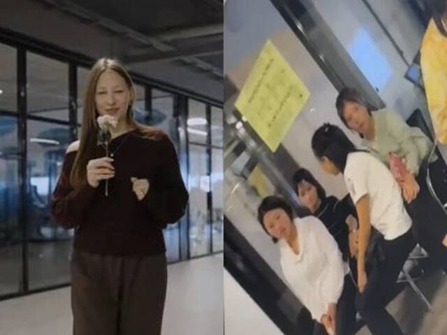 알라부가 고용 프로그램 '알라부가 스타트' 소셜미디어에 게재된 사진(왼쪽). 북한 노동자들이 목격된 시설(오른쪽)과 유사하다고 보고서는 밝혔다. /HRNK 보고서 갈무리