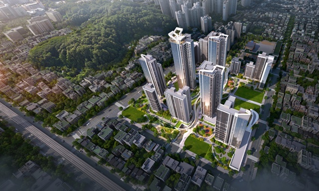14일 정비업계에 따르면 IPARK현대산업개발은 최근 금정역세권1구역 재개발사업의 우선협상대상자로 선정됐다. 회사가 제안한 단지명은 '아이파크 원 어센트'다. /IPAKR현대산업개발