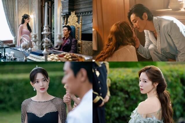 디즈니+ 새 오리지널 시리즈 '재혼 황후'가 새로운 스틸컷을 통해 네 남녀의 복잡한 감정을 예고했다. /월트디즈니 컴퍼니 코리아