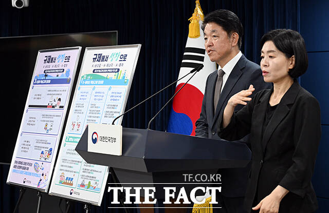 국무조정실은 19일 주요 경제 협·단체와 만나 규제합리화 추진 방향을 공유하고 경제계의 추가 요청사항을 들었다. 사진은 손동균 규제조정실장 모습이다. /임영무 기자
