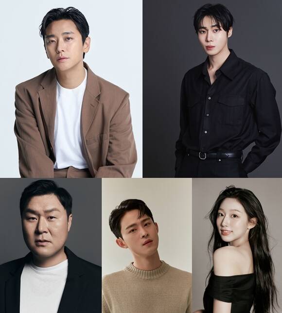 배우 주지훈 추영우 정예인 정재광 윤경호(왼쪽 위부터 시계방향)가 넷플릭스 새 오리지널 시리즈 '중증외상센터' 시즌2와 시즌3로 함께한다. /각 소속사