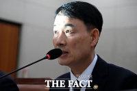  의원 질의에 답변하는 하만식 해양경찰청장 [TF사진관]