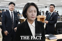  어두운 표정으로 국감장 나서는 추미애 경기도지사 [포토]