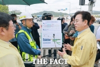  대덕대교 개축 공사 첫날 교통 통제…대전시, 혼잡 관리 강화