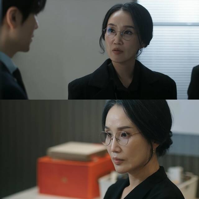 박보경은 '로또 1등도 출근합니다'에서 영업부 부장 박현숙 역으로 극을 이끌었다. /방송 화면 캡처