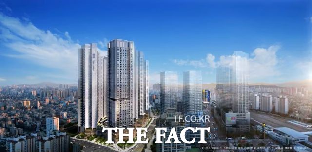 더샵 퍼스트월드 서울 오피스텔 투시도. /포스코이앤씨
