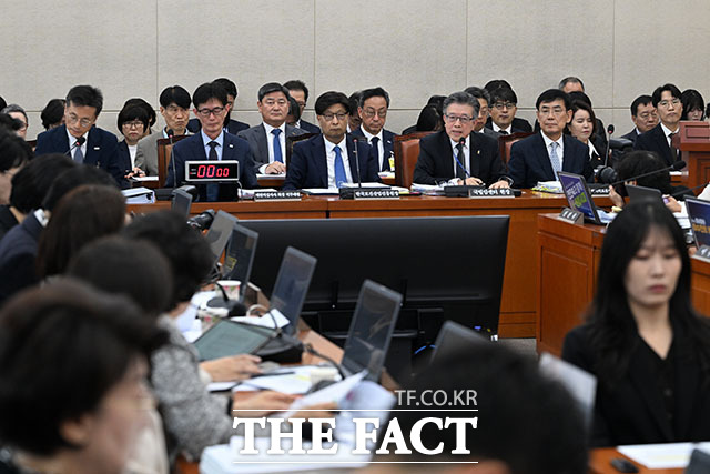 보건복지위원회의 한국보건산업진흥원 등에 대한 국정감사.