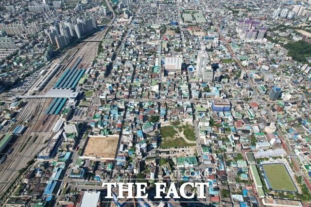 익산시 중앙동 원도심 전경. /익산시