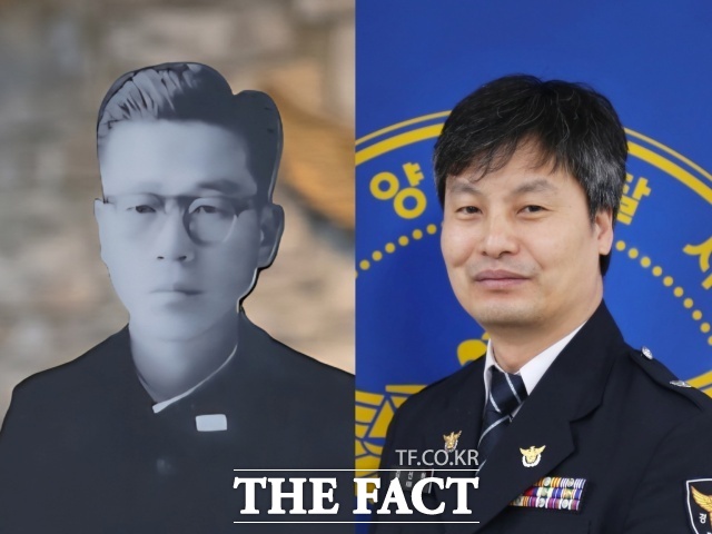 경찰청은 제81주년 경찰의 날인 21일 시민을 구하고 동려를 지키려다 순직한 심연수 경사와 김선현 경감을 '2026년 경찰영웅'으로 선정했다고 밝혔다. 사진 왼쪽이 심연수 경사, 오른쪽 김선현 경감 모습./경찰청