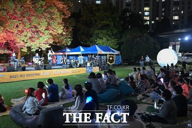 지난 2025년 9월 전남광주시 서구에서 열린 '가을 힐링음악회' 현장. /전남광주시 서구