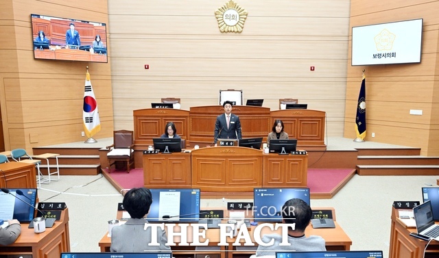 보령시의회가 2026년도 행정사무감사를 실시하고 있다. /보령시의회