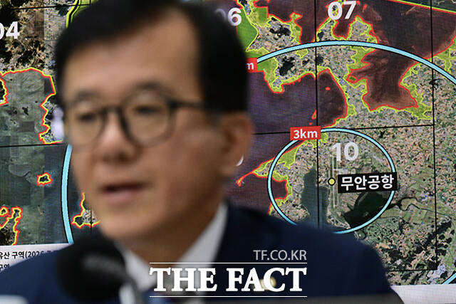 유상범 국민의힘 의원의 '제주공항 지연사태' 관련한 질의를 하고 있다. /인천=남윤호 기자