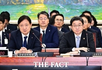  정무위 종합감사 출석한 이찬진 금융감독원장과 이억원 금융위원장 [TF사진관]