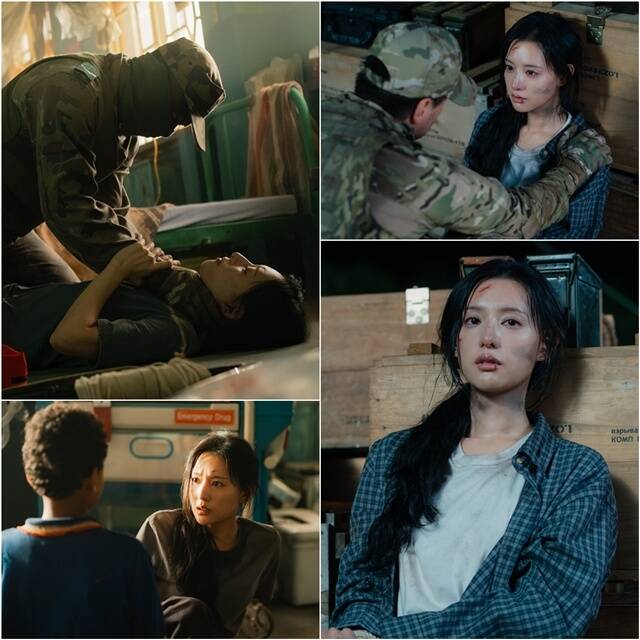 SBS 금토드라마 '닥터X : 하얀 마피아의 시대'가 배우 김지원의 긴박한 순간을 담은 과거 스틸을 공개했다. /SBS