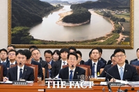  해수부 종합감사 출석한 하만식-황종우-남재헌 [포토]