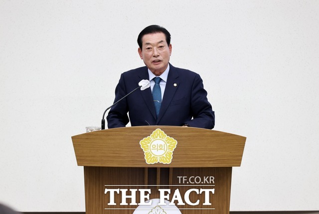 김명진 당진시의원이 23일 5분 자유발언을 통해 벼 공동방제 사업예산 증액과 제도 개편을 강력히 촉구했다. /당진시의회