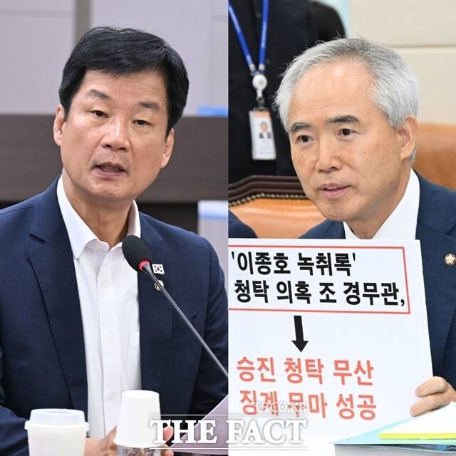 이재명 대통령이 법무부 장관 후보자로 박균택(왼쪽), 양부남 더불어민주당 의원을 검토하고 있다. /더팩트 DB