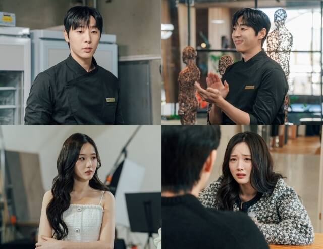 배우 신현수(위)와 강나언이 티빙 새 드라마 '유일무이 로맨스'에 출연해 박수영 김현진과 호흡을 맞춘다. /티빙
