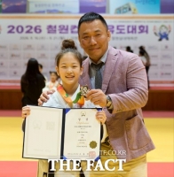  '천재 유도 소녀' 이나윤, 전국대회 '11관왕' 기염