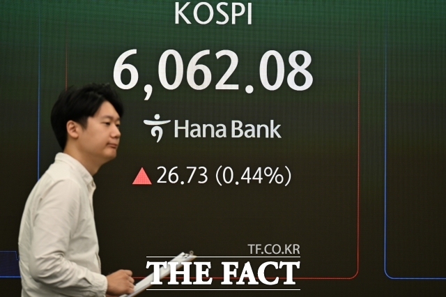 29일 장 초반 코스피는 6000선에서 강보합하고 있다. 사진은 기사 내용과 무관함. /송호영 기자