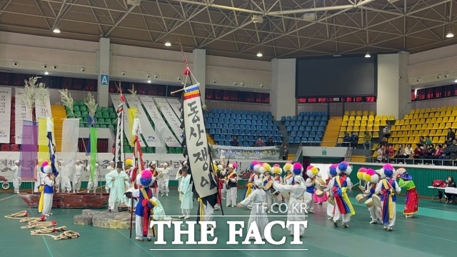 전남광주시 곡성풍물단이 전남민속예술축제에서 대상을 차지했다. 1998년 곡성좌도농악 이후 28년 만이다. /곡성군