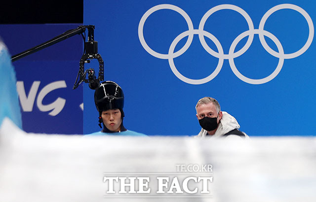 3차 주행 앞둔 윤성빈.