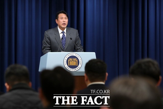 김태효 국가안보실 제1차장이 11일부터 3박 5일 일정으로 미국 워싱턴 D.C.를 방문한다고 대통령실이 밝혔다. 지난달 6일 김 1차장이 서울 용산 대통령실 청사 브리핑룸에서 일제 강제동원 피해배상 해법 발표 관련 브리핑을 하는 모습. /뉴시스