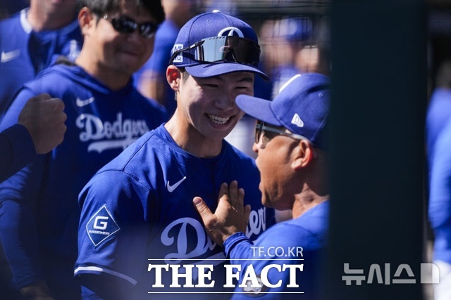 김혜성이 6일(한국시간) 마이애미 말린스전에 메이저리그 승격 뒤 처음으로 선발 출격한다. /뉴시스