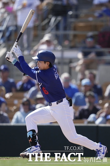 데이브 로버츠 다저스 감독은 김혜성의 긍정적인 성격과 성실한 태도에 깊은 감명을 받았다. 김혜성의 앞으로 활약이 더 기대되는 이유다. /뉴시스