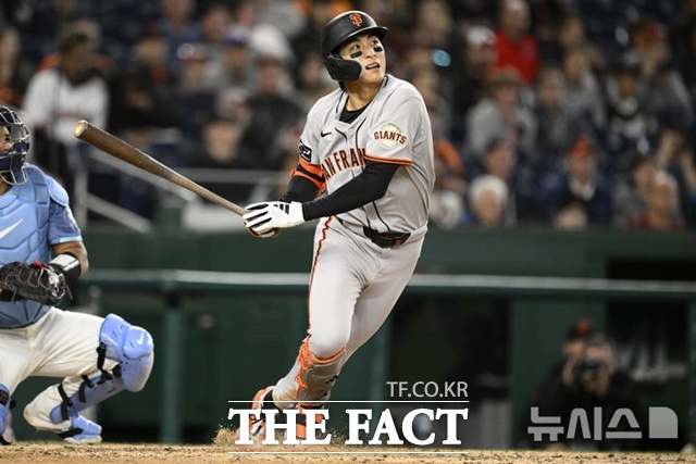 이정후가 28일(한국시간) 디트로이트전에서 3타수 무안타로 부진, 팀 패배를 구해내지 못했다. /뉴시스