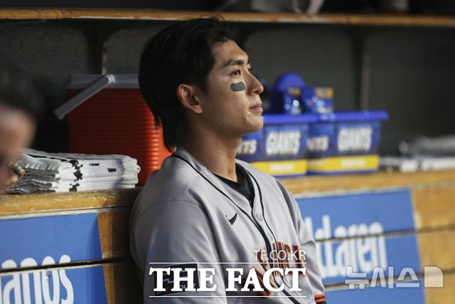 이정후가 다시 타격 부진에 빠졌다. 29일(한국시간) 디트로이트전에서 볼넷 하나에 4타수 무안타로 침묵했다. /뉴시스