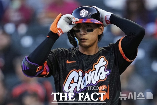 이정후가 25일(한국시간) 마이애미전에서 안타와 볼넷을 얻어내 2출루 경기를 했다. /뉴시스