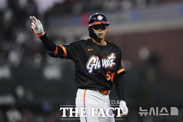 샌프란시스코 이정후는 17일(한국시간) 탬파베이전에서 4타수 2안타를 기록했다. 6월19일 이후 무려 두 달여 만에 타율 .260으로 올라섰다. /뉴시스