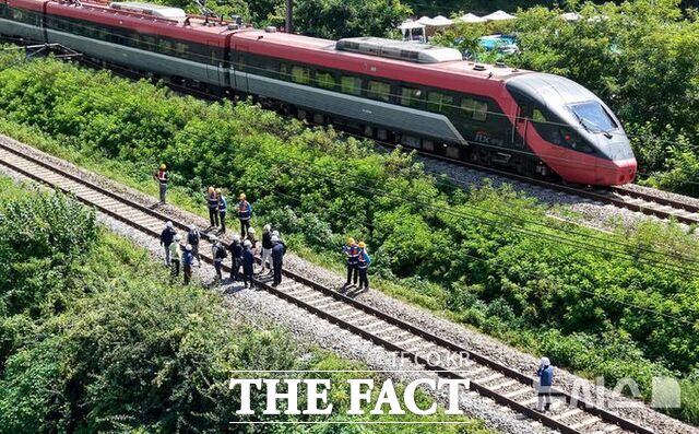 경북 청도군 열차사고 현장 /뉴시스