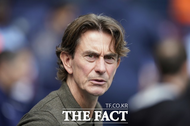 토트넘 지휘봉을 잡고 새 시즌 2연승을 이끌고 있는 토마스 프랑크 감독./맨시티=AP.뉴시스