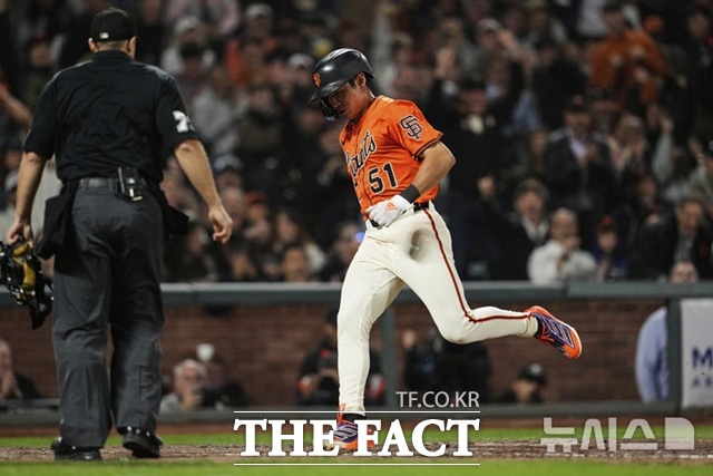 샌프란시스코 이정후는 30일(한국시간) 볼티모어전에서 2득점을 올려 톱타자로서의 역할을 충실히 해냈다. /뉴시스