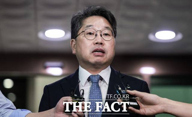 노만석 검찰총장 직무대행이 26일 서울 서초구 대검찰청에서 정부조직법 개정안 표결에 따른 입장 발표를 하고 있다. 2025.09.26./뉴시스